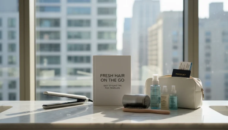 Fresh Hair on the Go Travel Tips Easy No Heat Hairstyles and Care