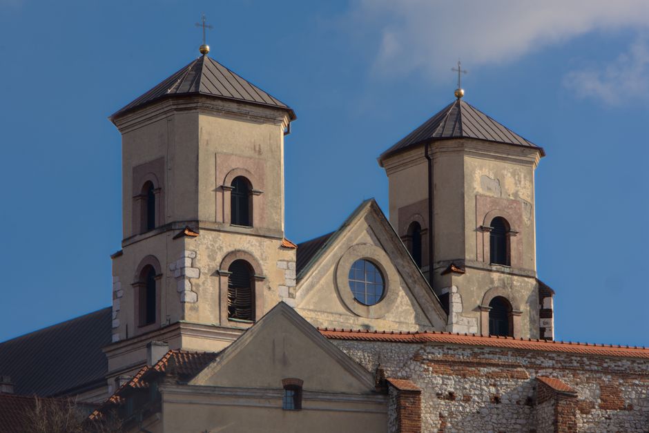 Historic Tyniec Abbey, a medieval architectural gem in Kraków, Poland