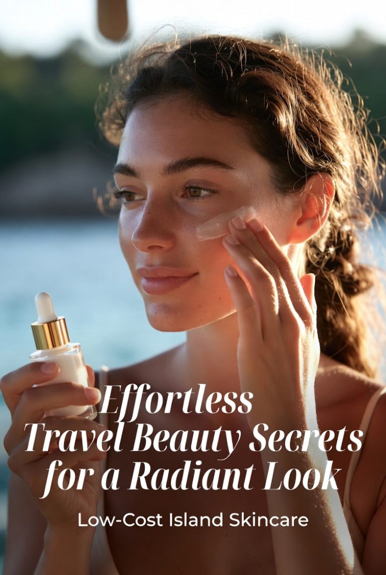 Effortless Glow Travel Beauty Tips Low Maintenance Island Skincare